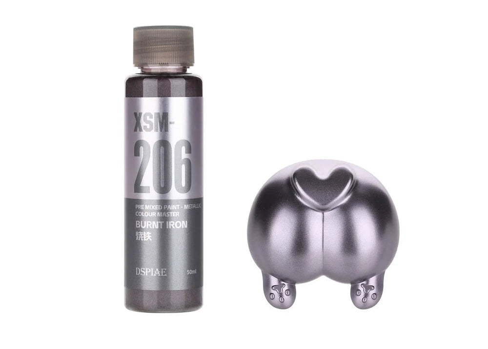 DSPIAE XSM-206 Water Based Pre-Mixed Paint BURNT IRON 50ML