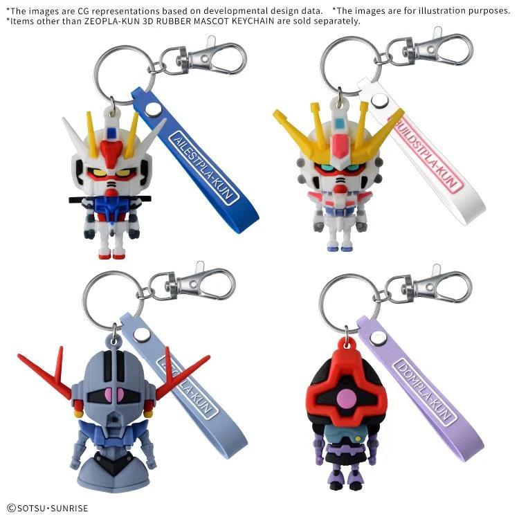 Zeopla-kun 3D Mascot Keychain