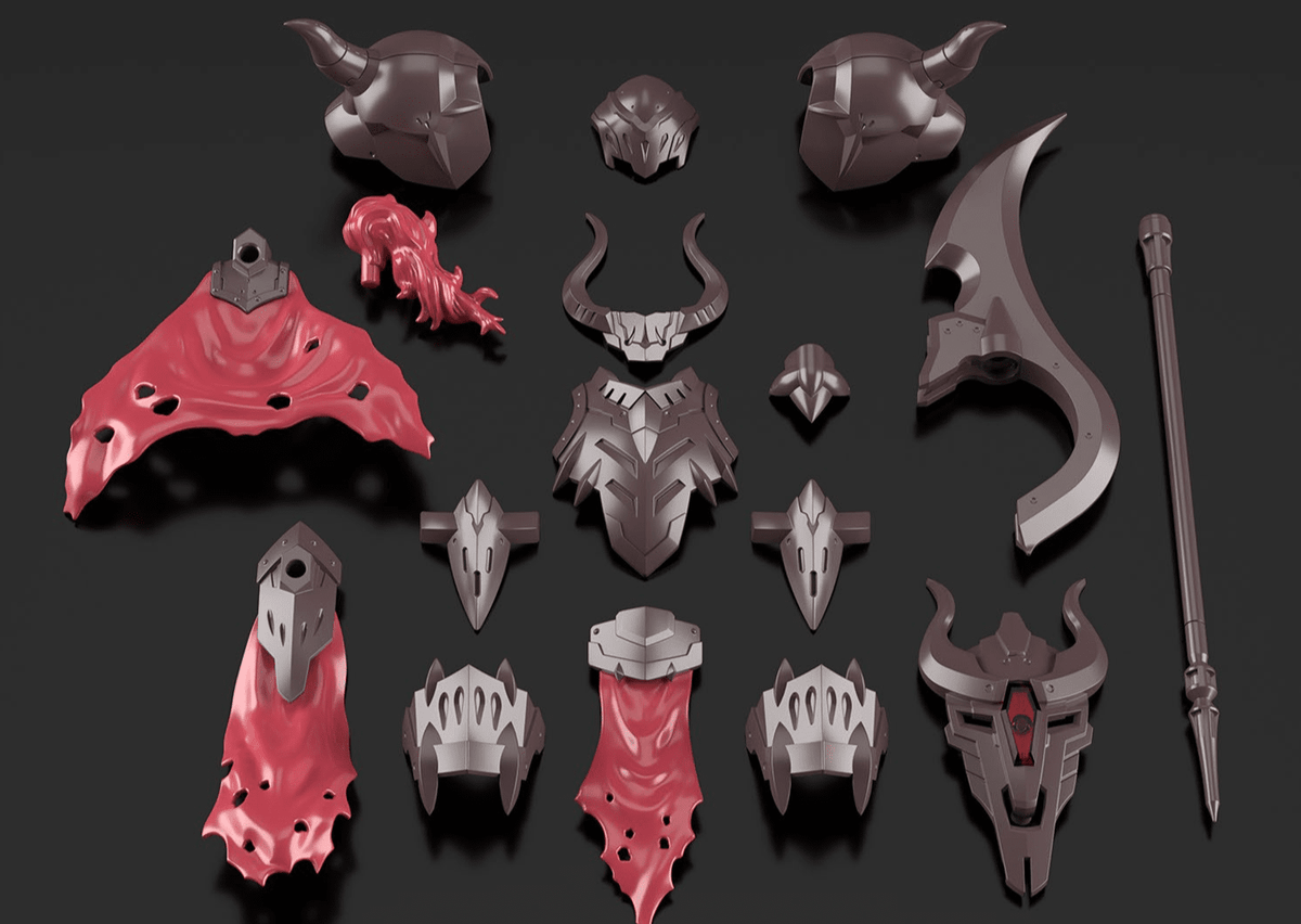 30 Minutes Fantasy Class-Up Armor Liber Warrior Accessory Set