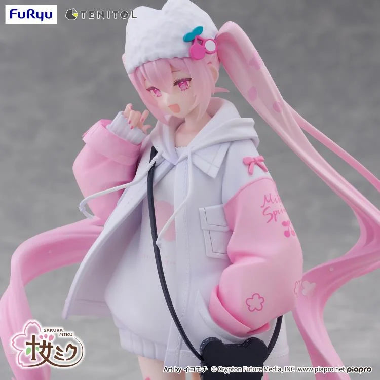 Vocaloid Tenitol Petit Sakura Miku (Cool Style) Figure