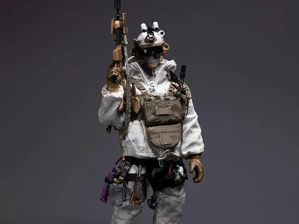 HASUKI SALVOシリーズ SA03 1/12 ミリタリー　ブラックオプス Black Ops Salvo Series SA03 Snow Mountain Ghost 1/12 Scale Action