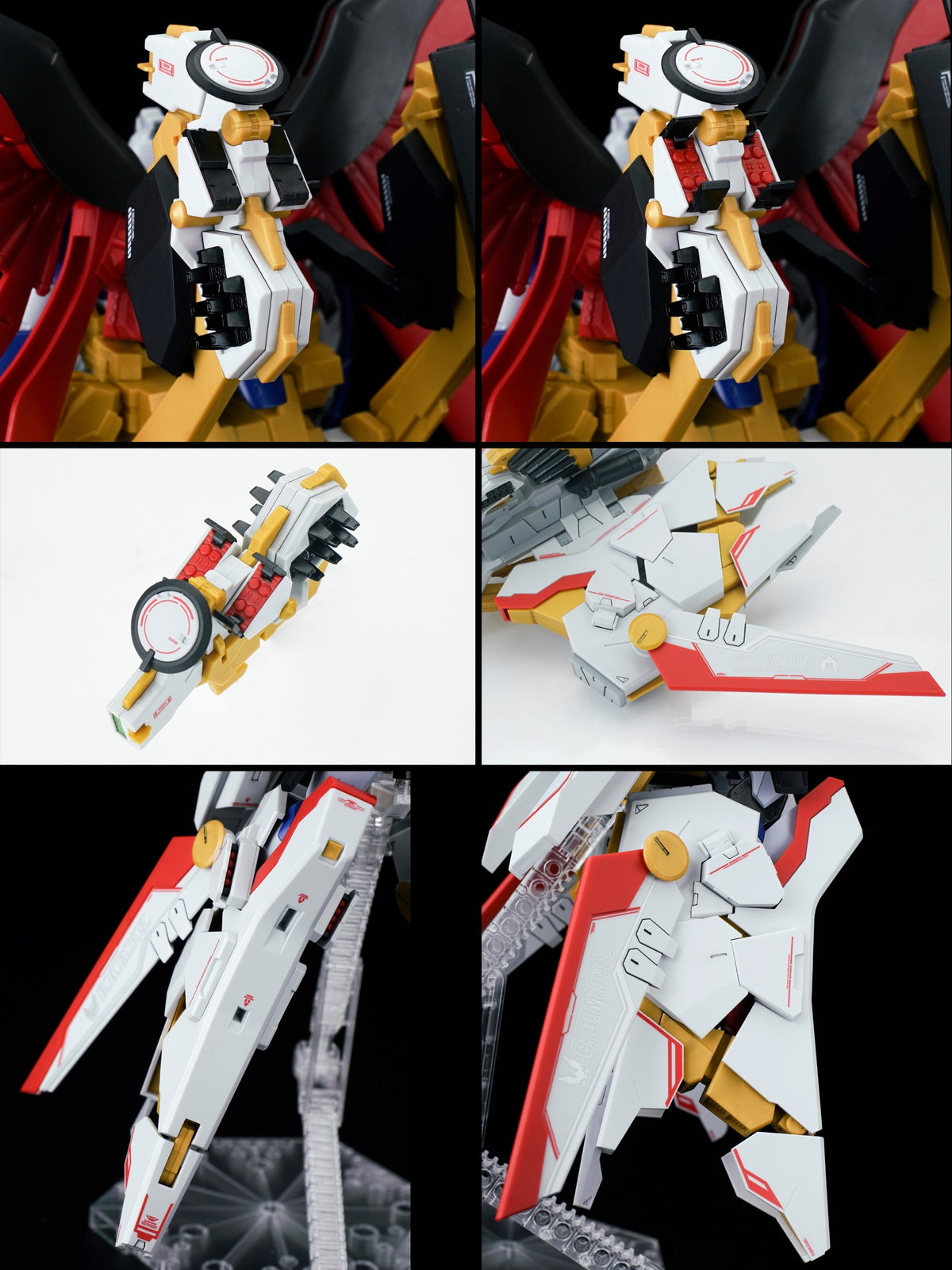 Effects Wings EWRG032A HG RG Zeus Silhouette (Red)
