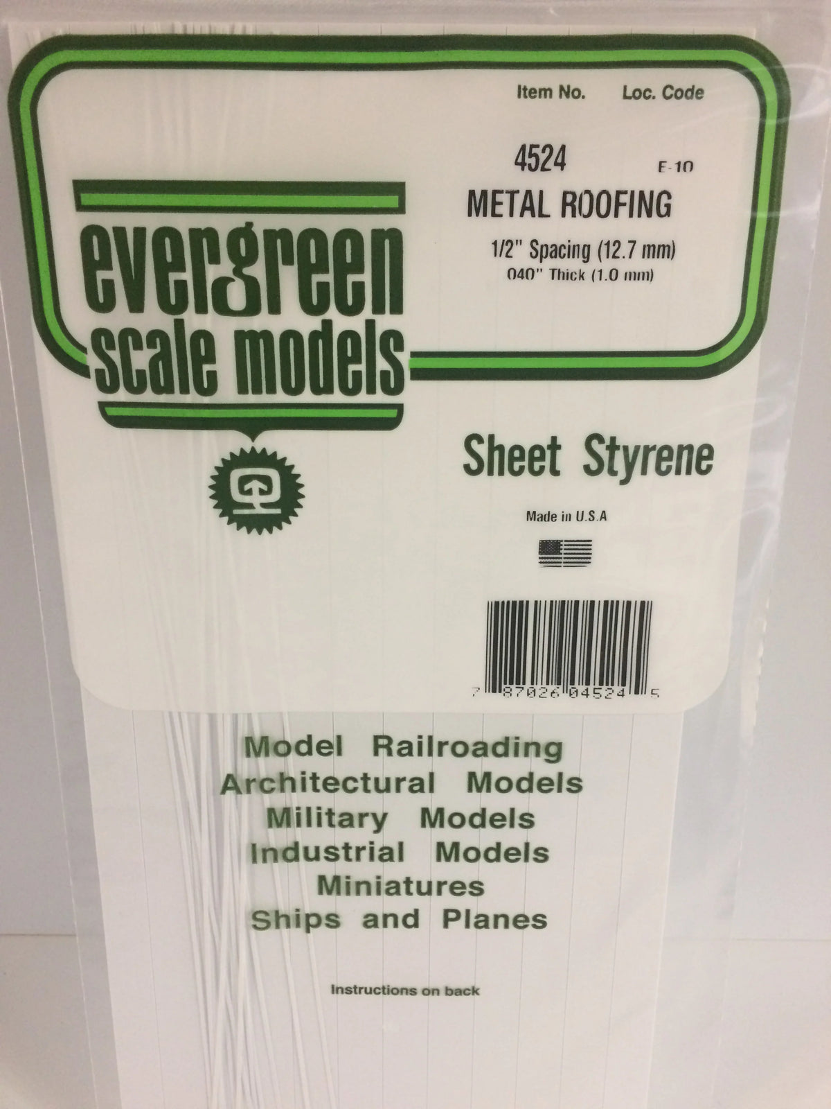 .040 x 1/2 Standing Seam Roof