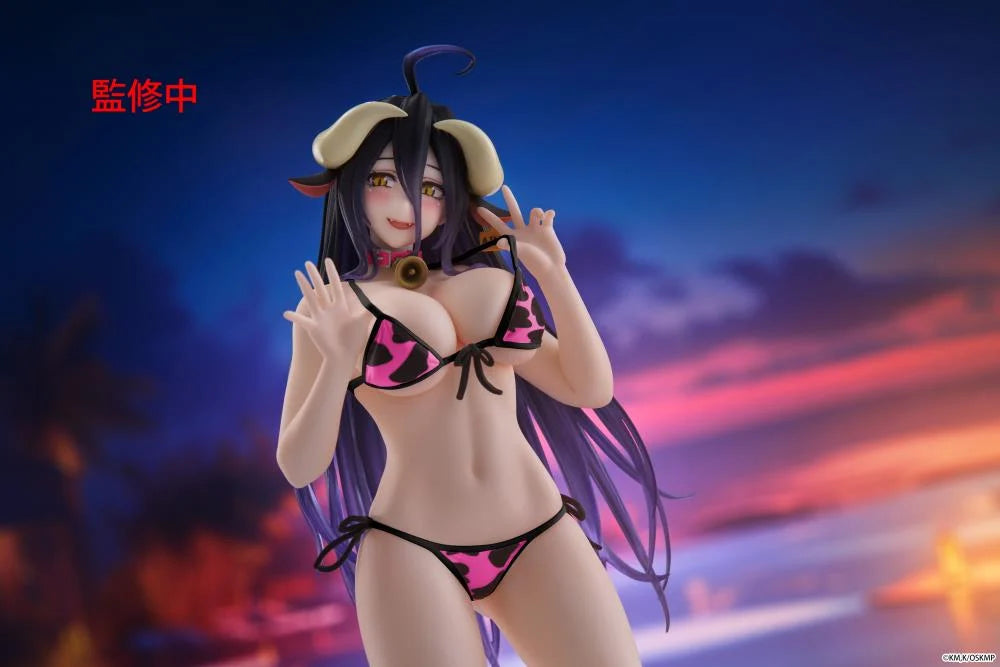 Overlord Desktop Cute Albedo (Cow-Print Swimsuit Ver.) Figure (Renewal Edition)