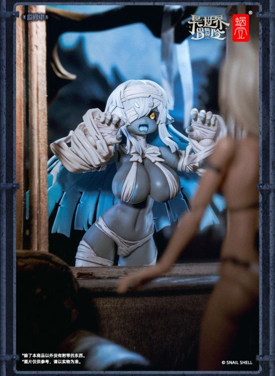 Snail Shell Zombie Grisa 1/12 Scale Action Figure