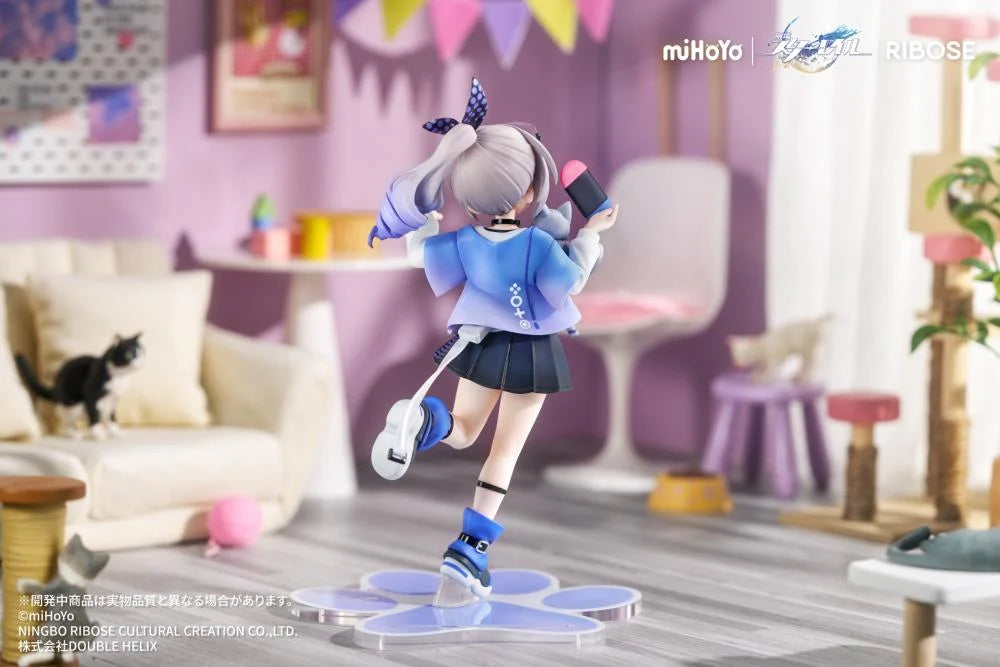 Honkai Star Rail Rise Up+ Chibi Cat Series Silver Wolf Figure