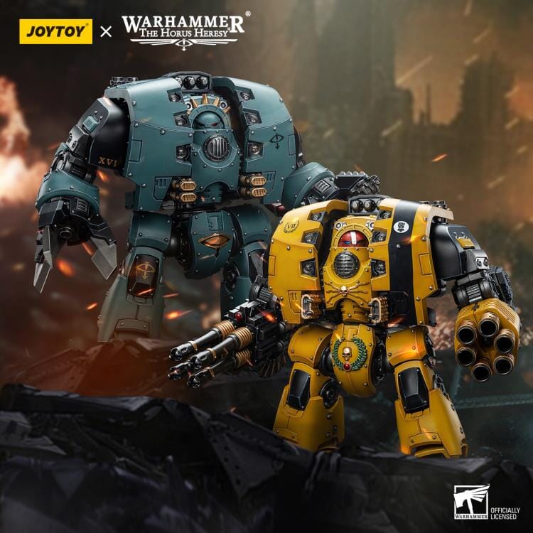 Warhammer 40K Sons of Horus Leviathan Dreadnought with Siege Drills 1/18 Scale Action Figure