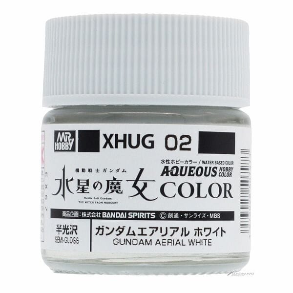 XHUG02 Aqueous Gundam Color Gundam AERIAL White (10ml)