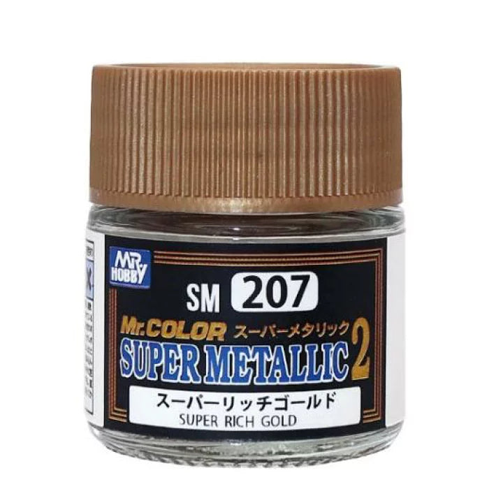 SM207 Mr.Color Super Metallic 2 Super Rich Gold (10ml) – USA Gundam Store