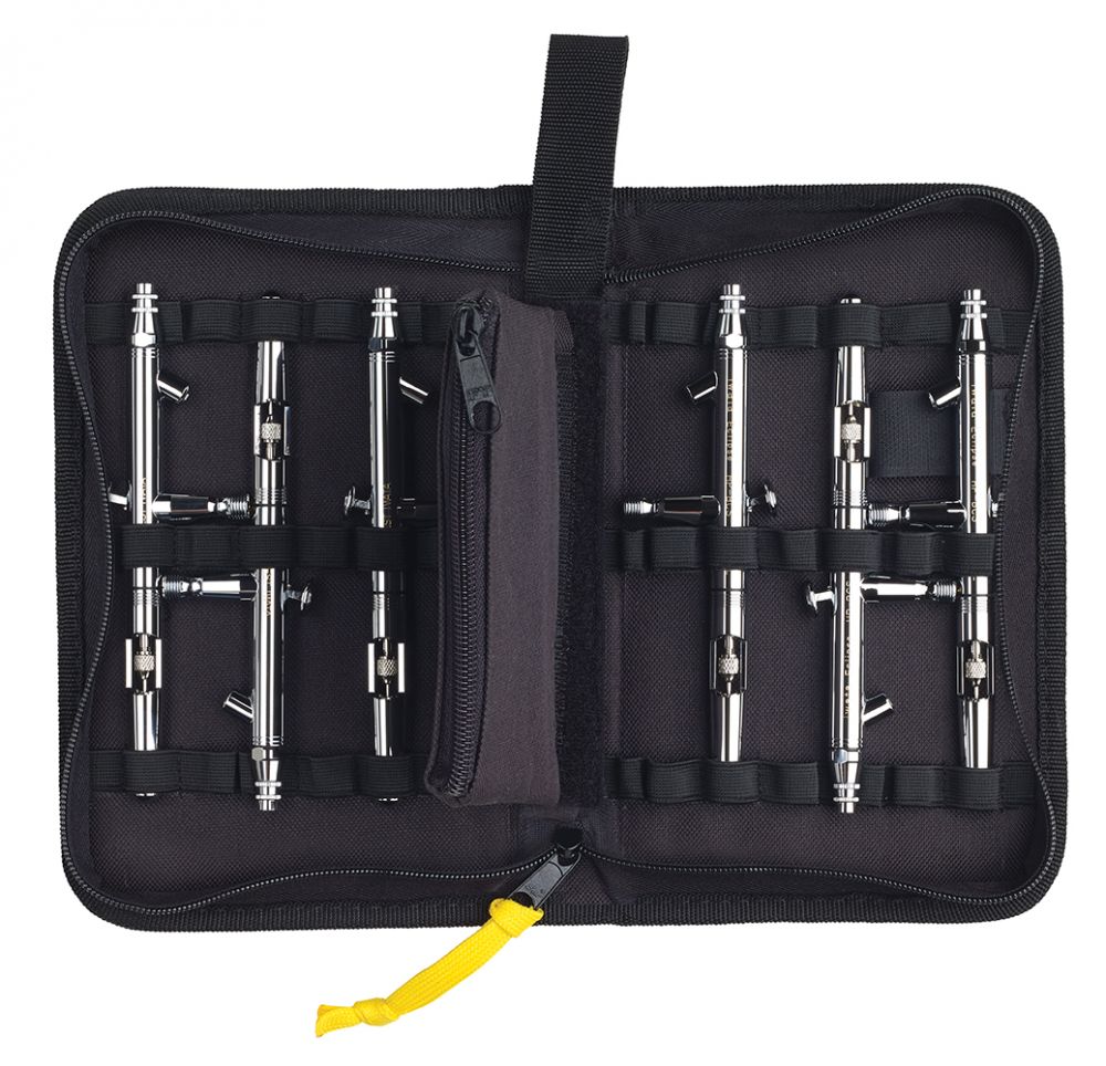 IWATA Eclipse HP-BCS 6-Pack with Zippered Airbrush Case