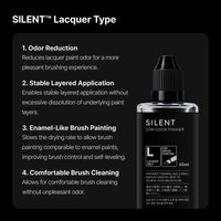 Gunprimer ST-L73-50 Silent Lacquer Type (50ml) Low-Odor Thinner