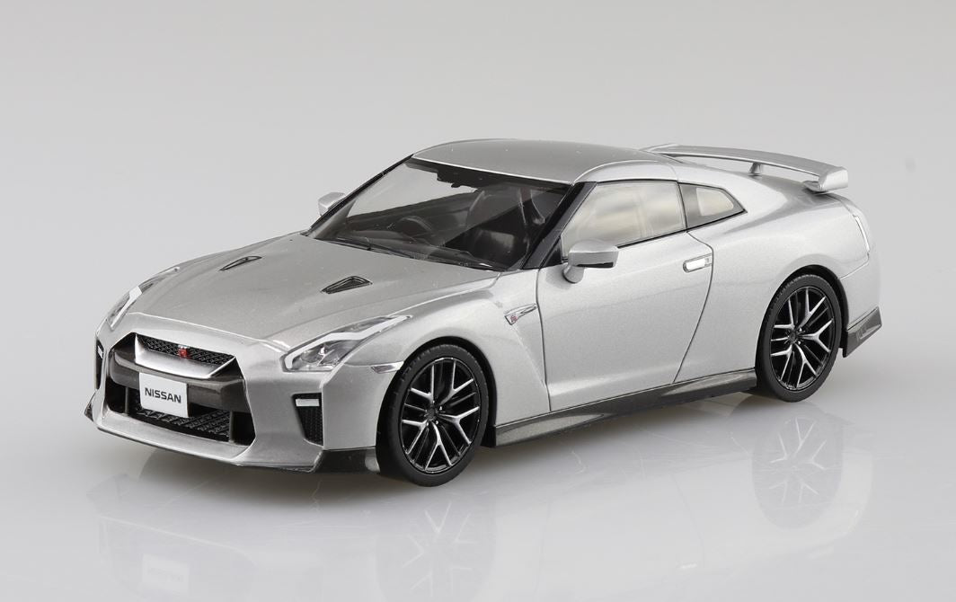Aoshima 1/32 SNAP KIT #07-D Nissan GT-R (Ultimate Metal Silver)