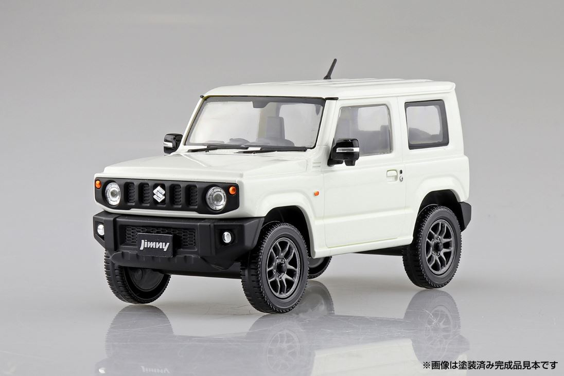Aoshima 1/32 SNAP KIT #08-E Suzuki Jimny (Pure White Pearl)