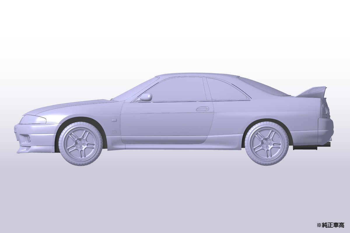 Aoshima 1/32 SNAP KIT #15-C Nissan R33 Skyline GT-R (White)