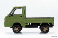 Aoshima 1/32 SNAP KIT #05CU-OG Subaru Sambar Truck Custom Wheels (Olive Green)