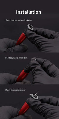 DSPIAE AT-VHDS General Purpose Hand Drill Combo Set