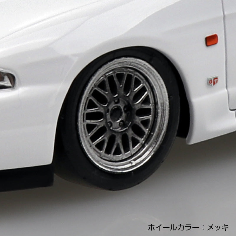Aoshima 1/32 SNAP KIT #21CU-WE Nissan R33 Skyline GT-R Custom Wheel (White)