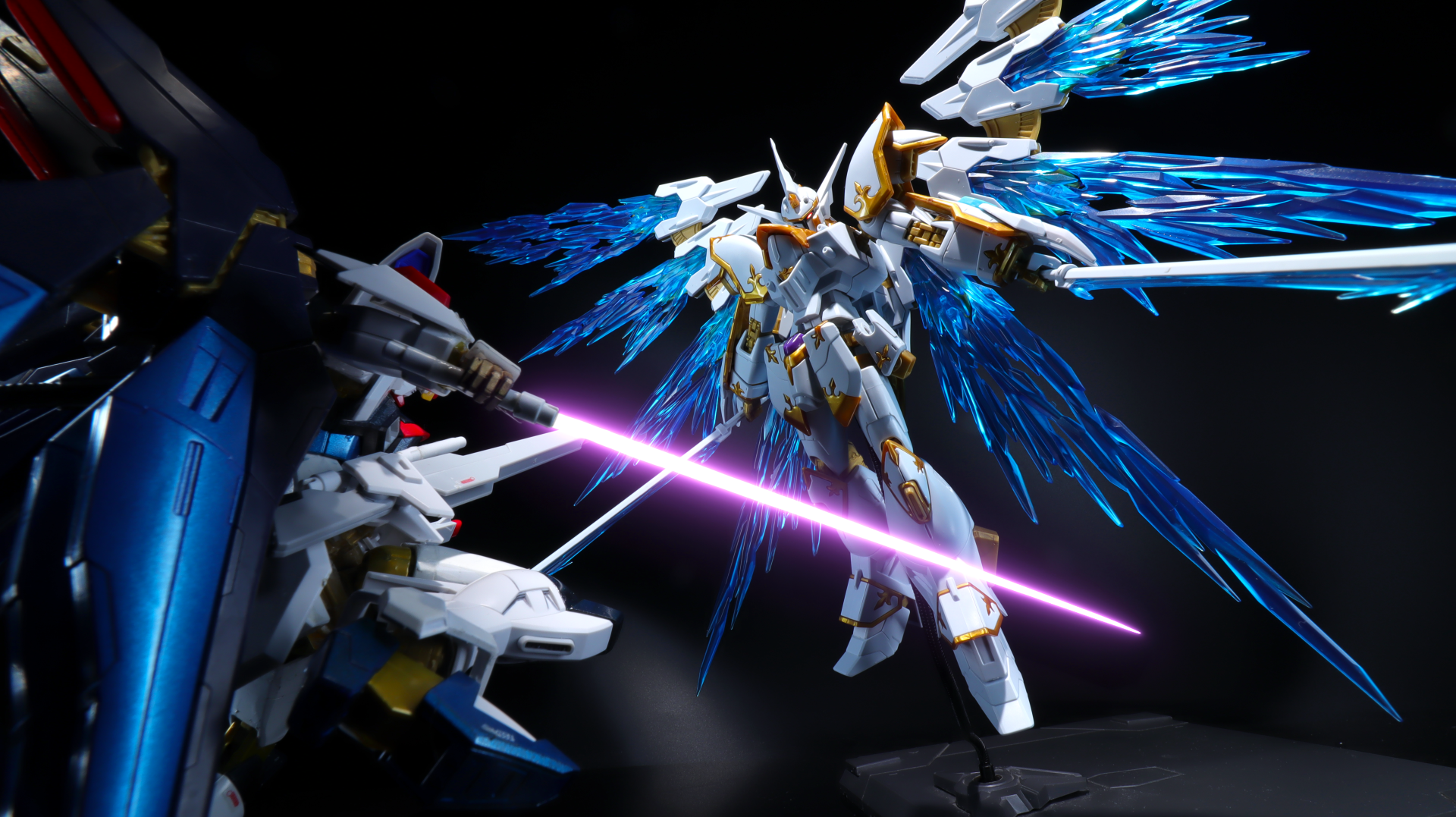 Wing Effects for HG Black Knight Squad Cal-re.A (Blue)