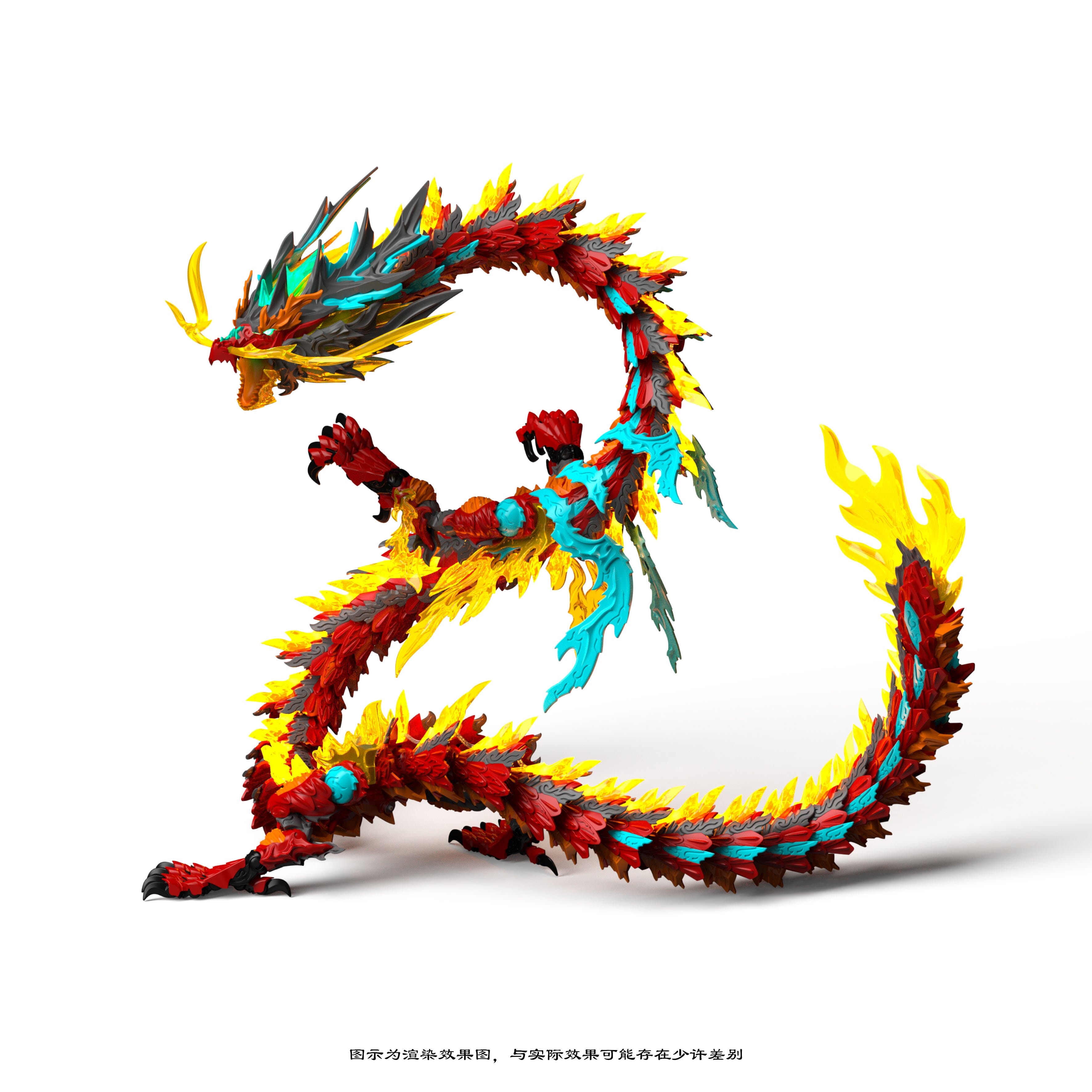 Red Dragon King Model Kit