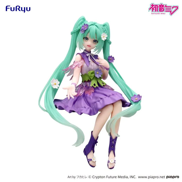 Vocaloid Hatsune Miku (Flower Fairy Cosmos Purple Color Ver.) Noodle Stopper Figure