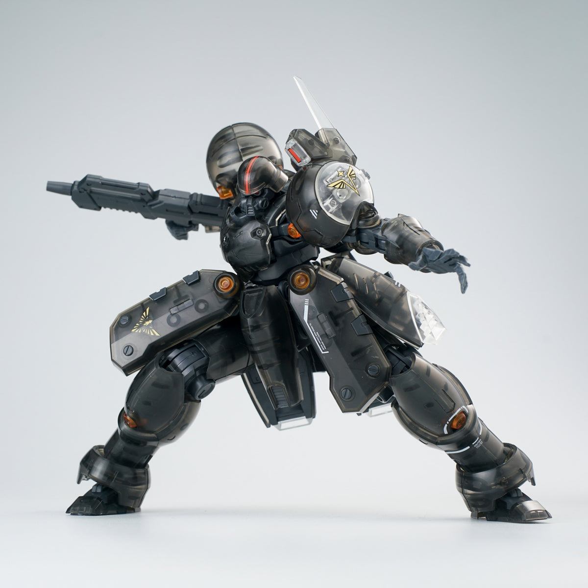 Ultra Action Trooper Series ZA-11PS Zyklon (Transparent Black Ver.) 1/144 Scale Model Kit