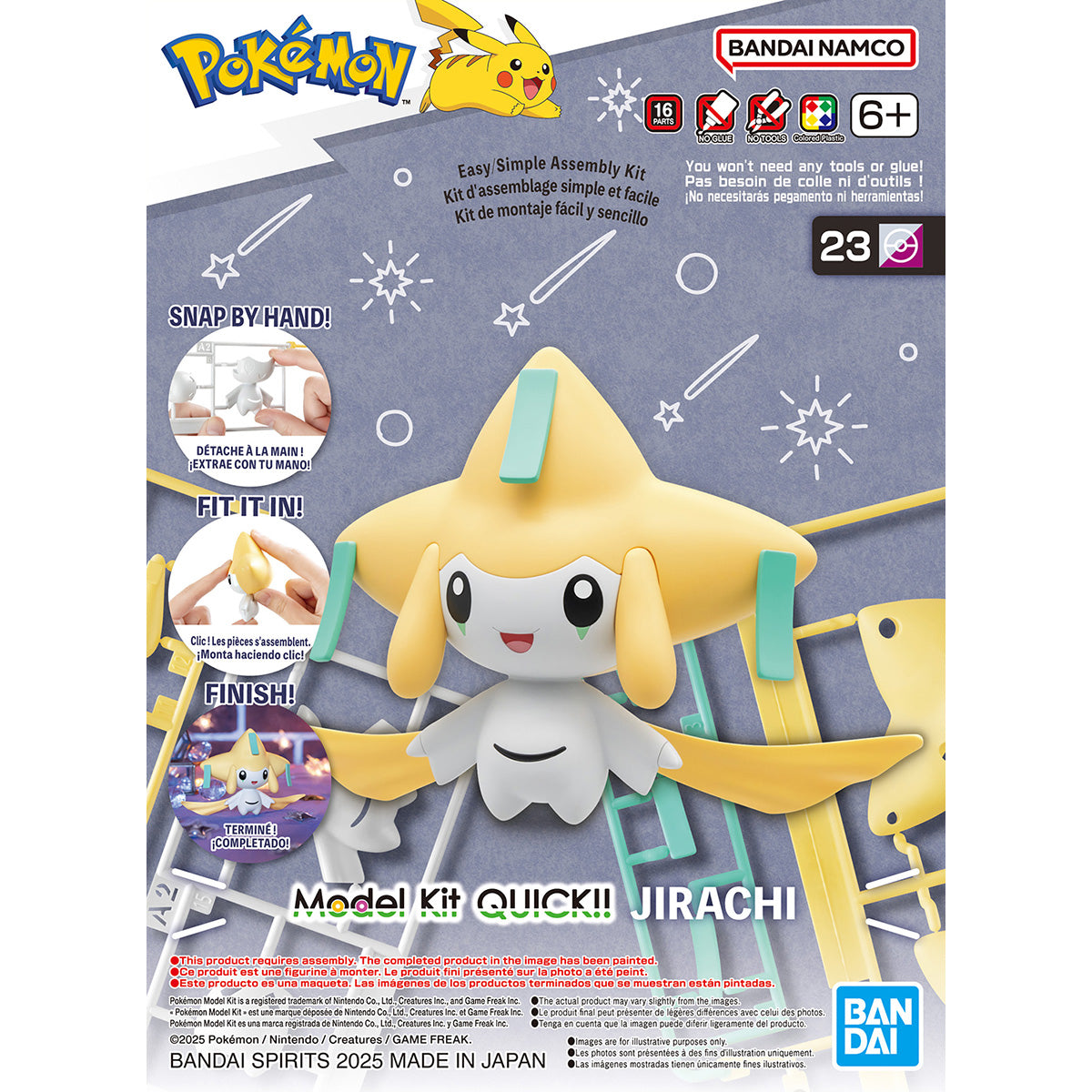 Pokemon Jirachi 23 Quick Model Kit