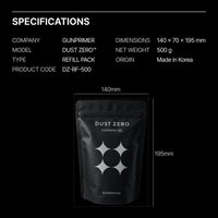 Gunprimer DZ-RF-500 Dust Zero (Refill Packs / 500g)