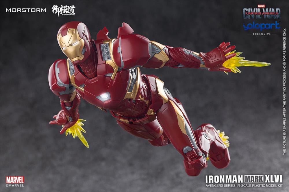 Captain America Civil War Iron Man Mark 46 Normal (Standard Version) 1/9 Scale Model Kit