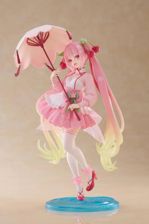 Vocaloid AMP+ Sakura Miku (Sakura Dress Ver.) Figure