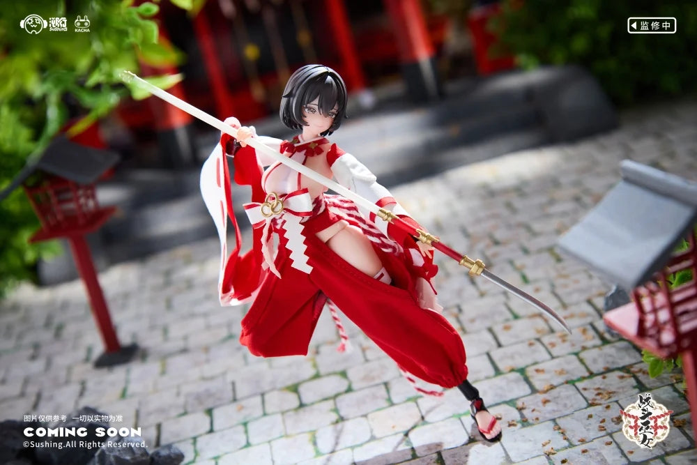 Combat Priestess Kikyou Uefuji 1/12 Scale Action Figure (With Bonus)