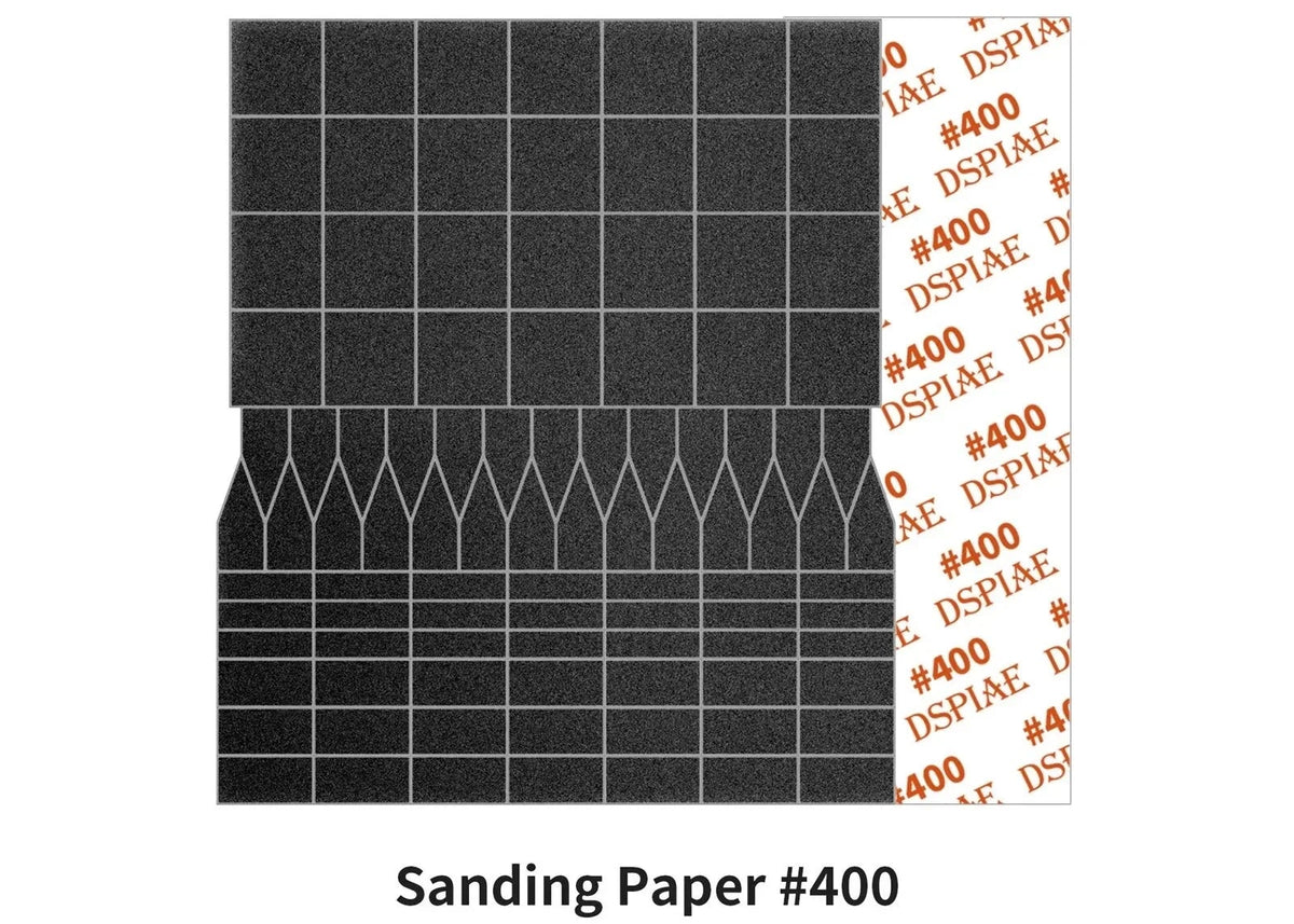 DSPIAE SP-ES04 Sanding Paper for Flat Reciprocating Sanding Head #400