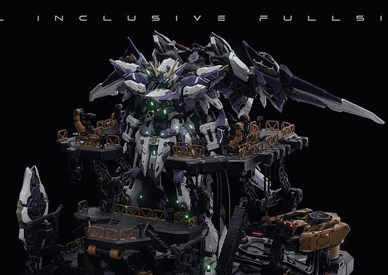 Vientiane Fusion - 02 - Meteor with Maintenance Base and Support Unit Model Kit