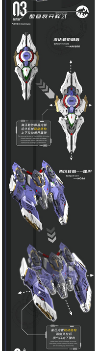 Vientiane Fusion - 02 - Meteor with Maintenance Base and Support Unit Model Kit