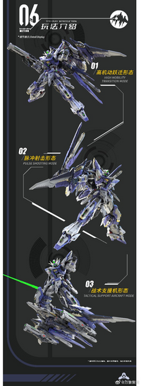 Vientiane Fusion - 02 - Meteor with Maintenance Base and Support Unit Model Kit