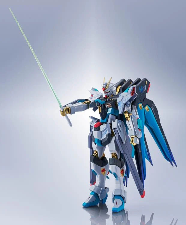 Gundam 45th Anniversary x Hatsune Miku Metal Robot Spirits Strike Freedom Gundam Type II (Hatsune Miku Ver.) Action Figure
