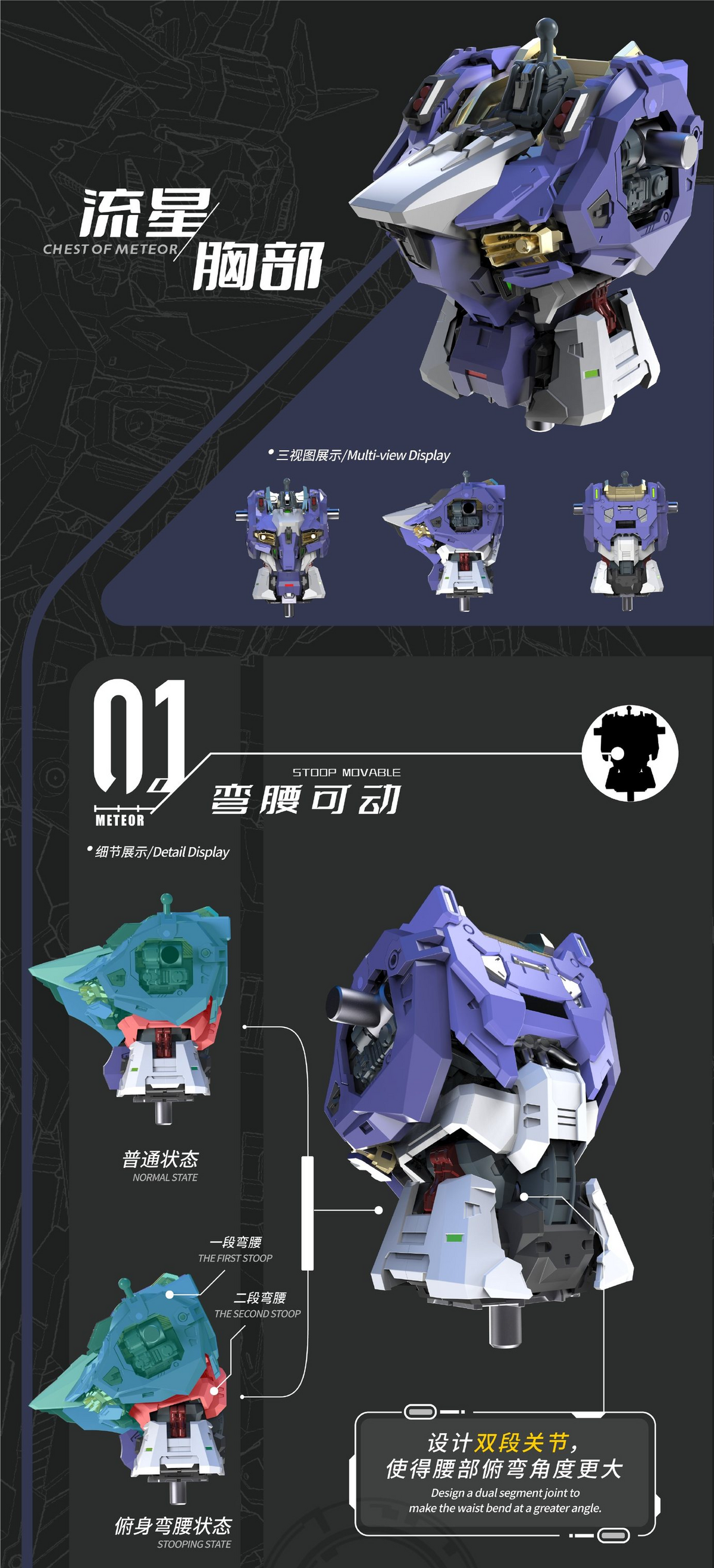 Vientiane Fusion - 02 - Meteor with Maintenance Base and Support Unit Model Kit
