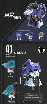 Vientiane Fusion - 02 - Meteor with Maintenance Base and Support Unit Model Kit