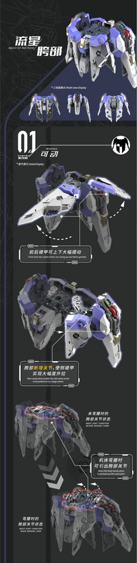 Vientiane Fusion - 02 - Meteor with Maintenance Base and Support Unit Model Kit
