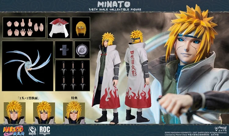 Naruto Shippuden Minato Namikaze (4th Hokage Ver.) 1/6 Scale Figure (With Bonus)