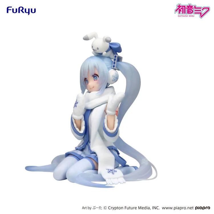 Vocaloid Snow Miku (Sky Town 10th Ver.) Noodle Stopper Figure