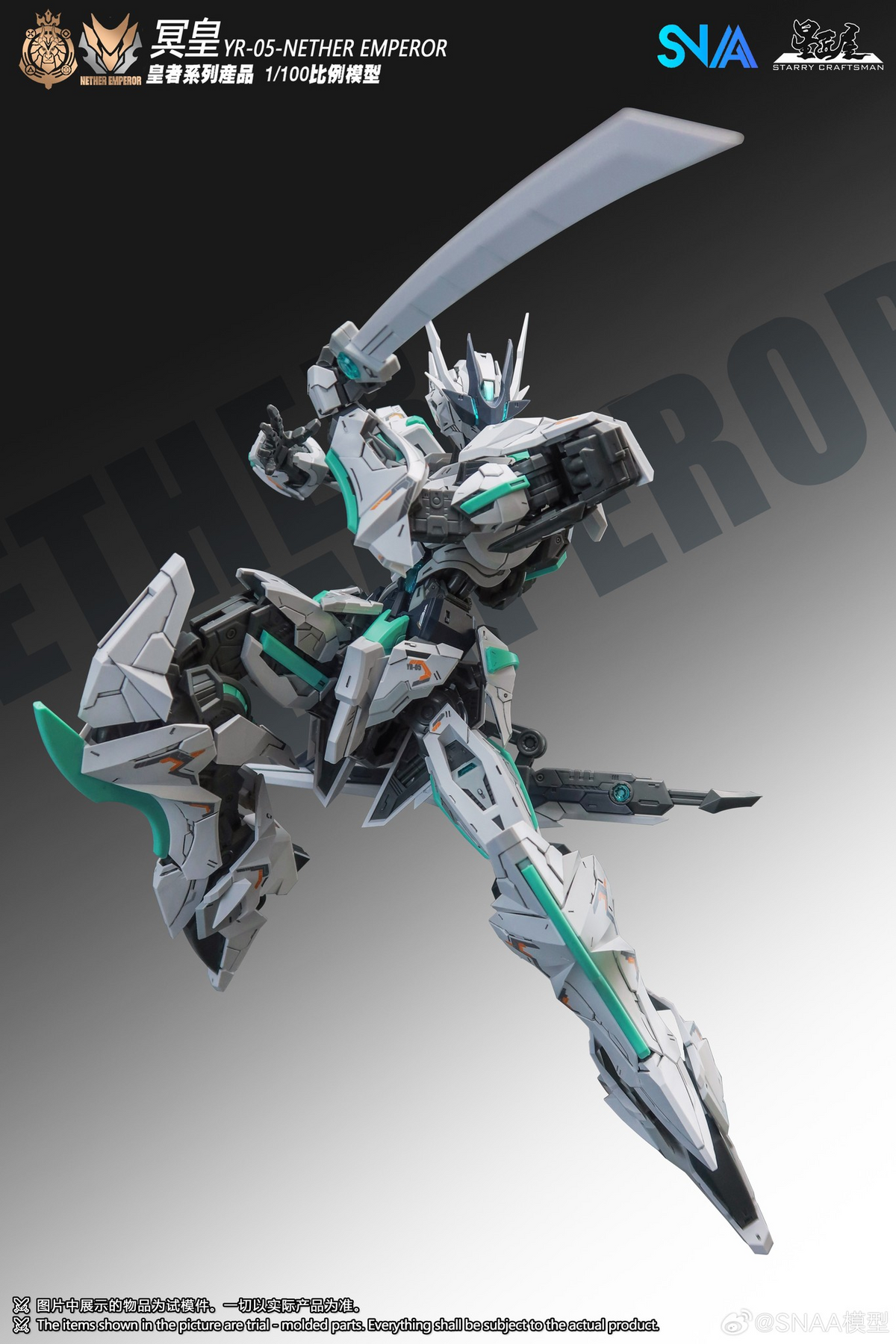 SNAA Royal Series YR-05 Nether Emperor A.P Type 1/100 Scale Model Kit