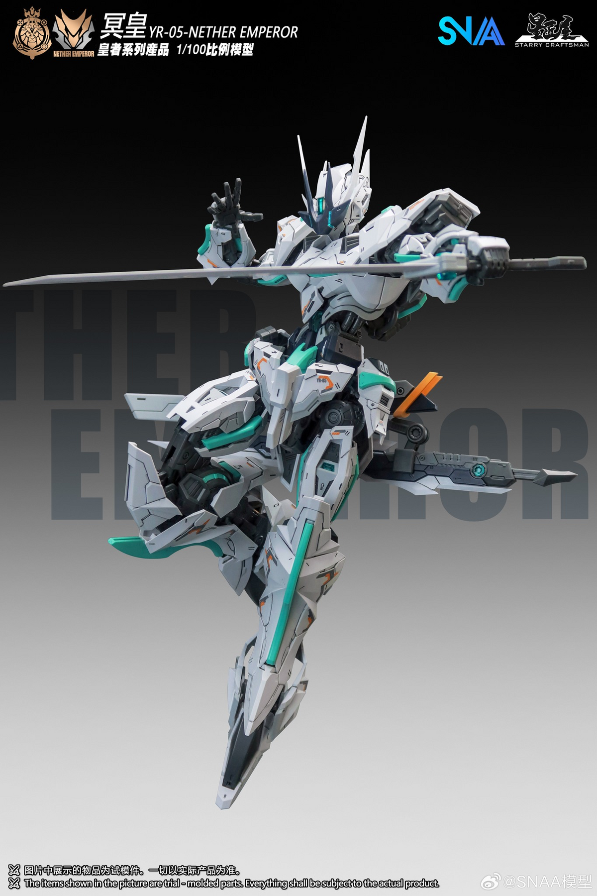 SNAA Royal Series YR-05 Nether Emperor A.P Type 1/100 Scale Model Kit