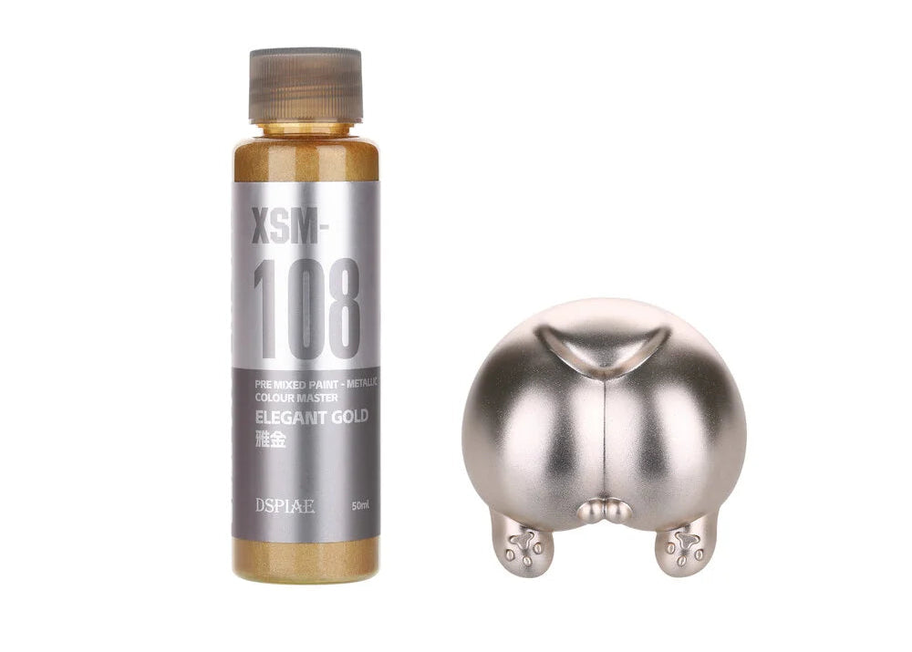 DSPIAE XSM-108 Water Based Pre-Mixed Paint ELEGANT GOLD 50ML