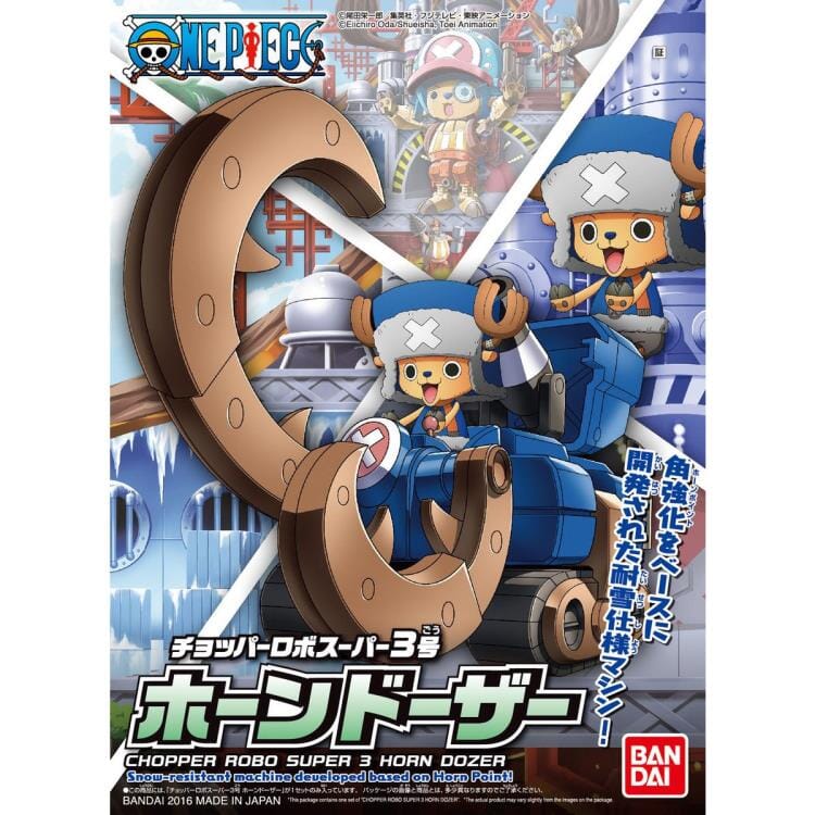 One Piece Chopper Robo Super 03 Horn Dozer Model Kit (Reissue)