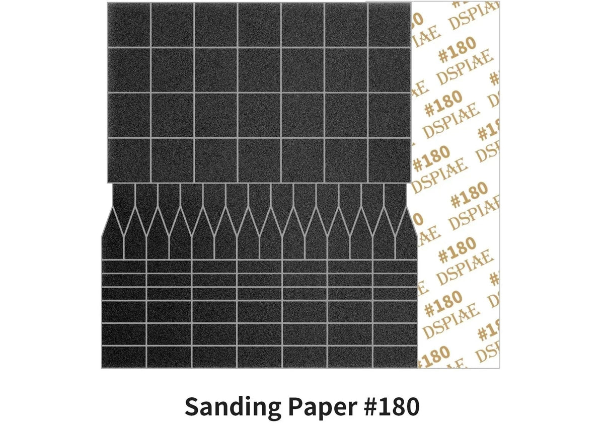 DSPIAE SP-ES01 Sanding Paper for Flat Reciprocating Sanding Head #180