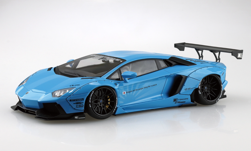 Aoshima 1/24 LB-Works Lamborghini Aventador Ver.1