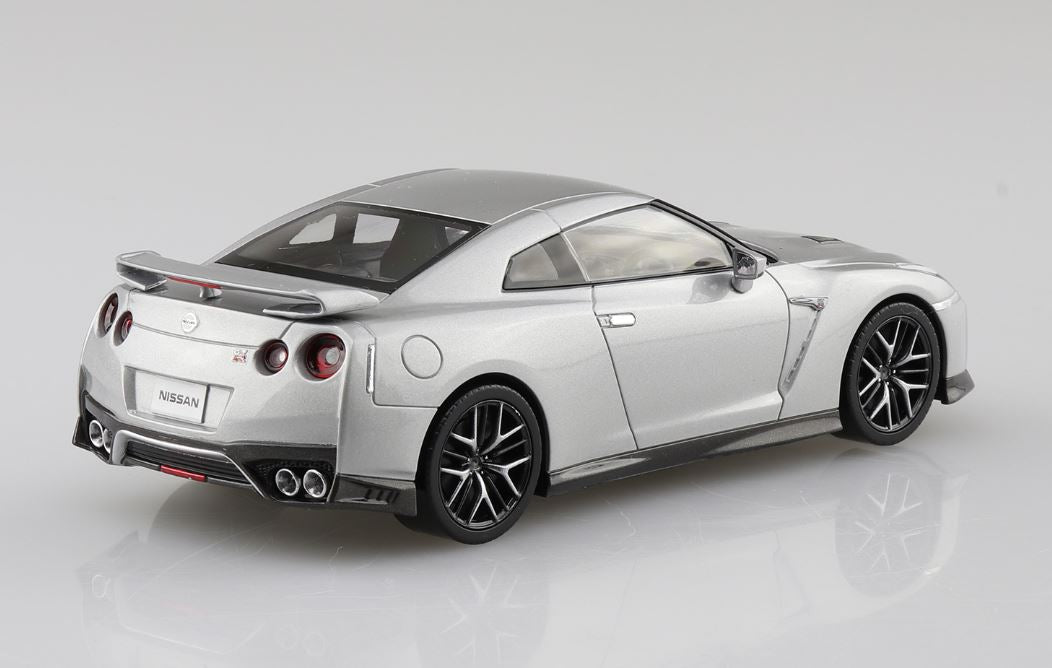 Aoshima 1/32 SNAP KIT #07-D Nissan GT-R (Ultimate Metal Silver)