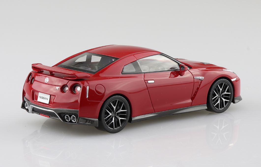 Aoshima 1/32 SNAP KIT #07-E Nissan GT-R(Vibrant Red)