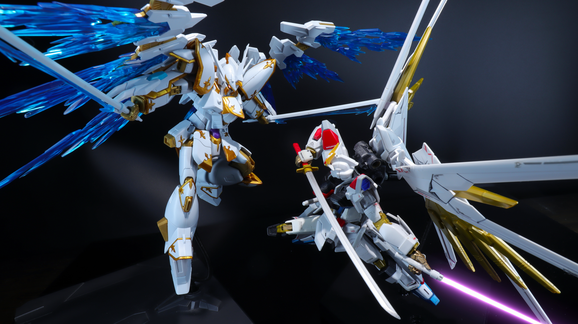 Wing Effects for HG Black Knight Squad Cal-re.A (Blue)