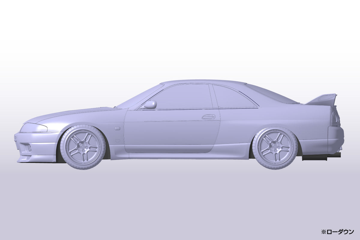 Aoshima 1/32 SNAP KIT #15-C Nissan R33 Skyline GT-R (White)